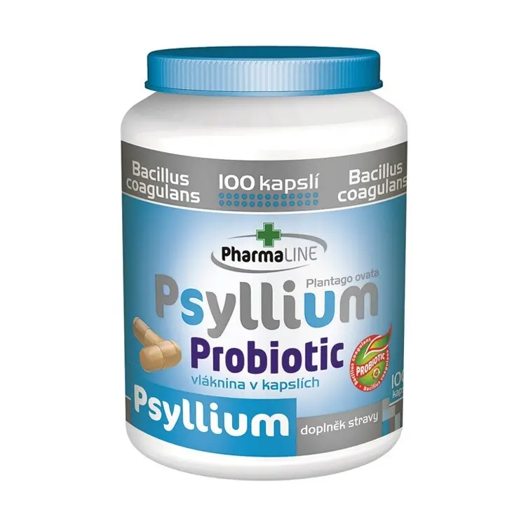 10853_PHARMALINE PSYLLIUM PROBIOTIC 100 KAPSLI